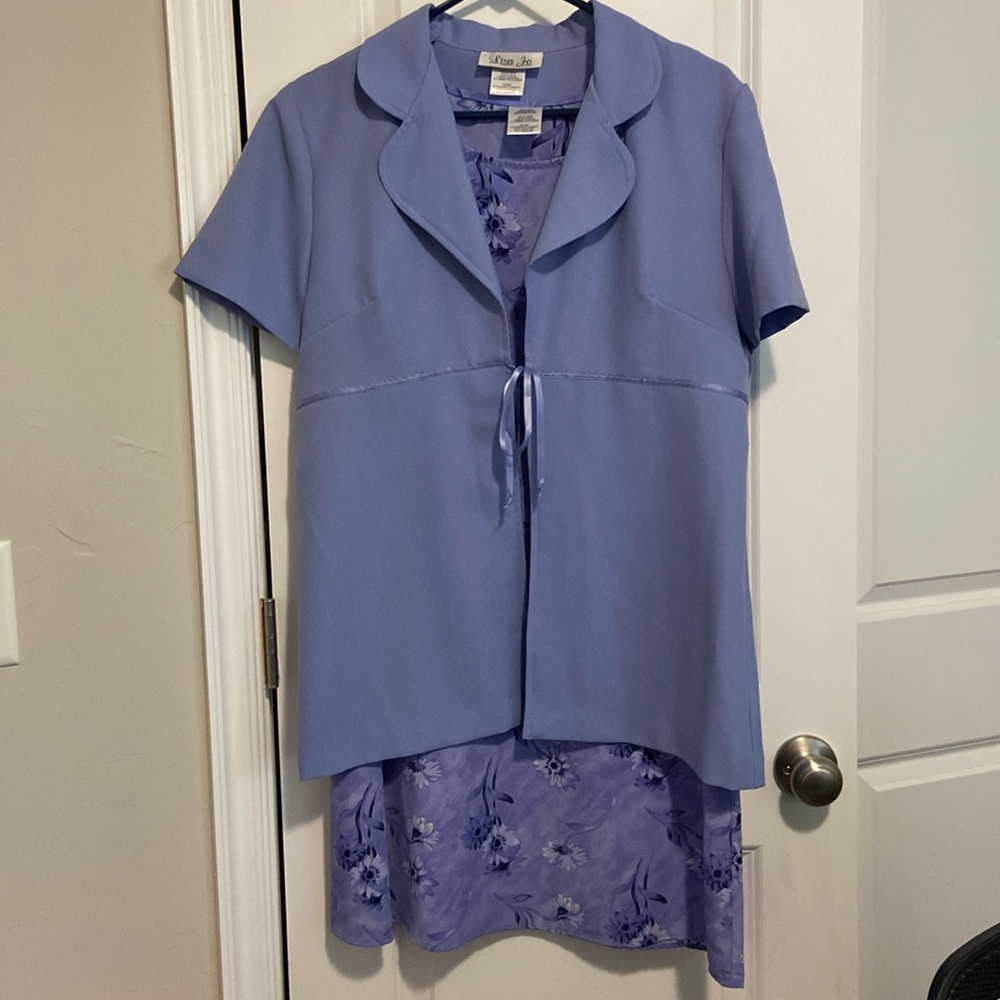Floral dress with jacket